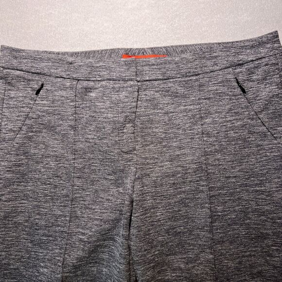 Anthropologie Cartonnier Ponte Knit Pants Size 12 Gray Seamed Career Zip Pockets - Picture 3 of 8